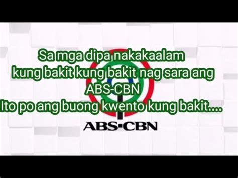 bakit pinasara ang abs-cbn brainly